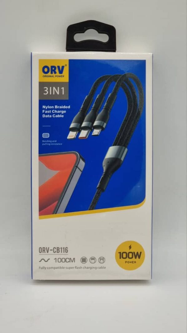 Cable 3en1 ORV-CB116 100W